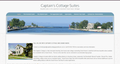Desktop Screenshot of captainscottagegrandhaven.com